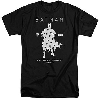 Batman Star Silhouette Short Sleeve Adult Tall T-shirt