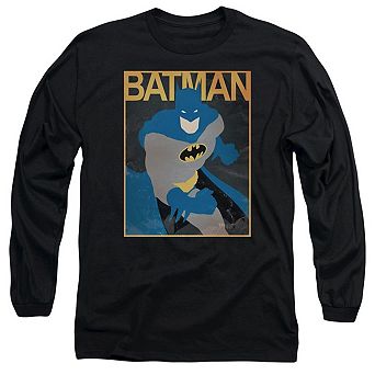 Batman Simple Bm Poster Long Sleeve Adult T-shirt