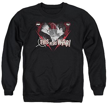 Batman V Superman This Means War Adult Crewneck Sweatshirt