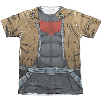 Batman Red Hood Uniform Sleeve T-shirt