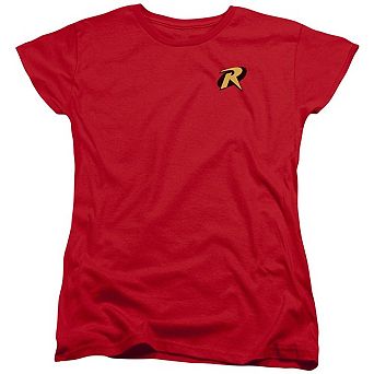 Batman Robin Logo Short Sleeve Womens T-shirt