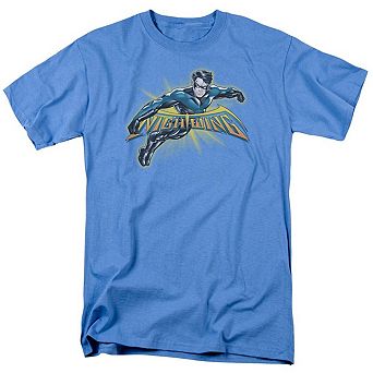 Batman Nightwing Burst Short Sleeve Adult T-shirt