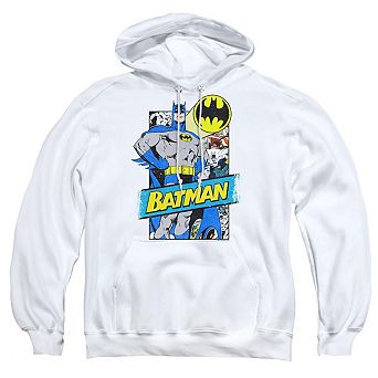 Batman Out Of The Pages Adult Pull Over Hoodie