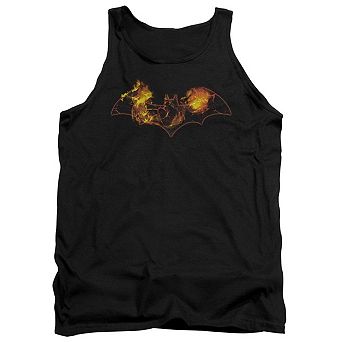 Batman Molten Logo Adult Tank Top