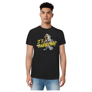 Beetlejuice Showtime Adult Heather T-shirt