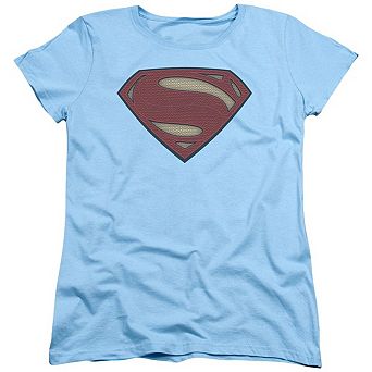 Batman V Superman Super Movie Logo Short Sleeve Womens T-shirt