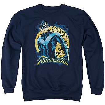 Batman Nightwing Moon Adult Crewneck Sweatshirt