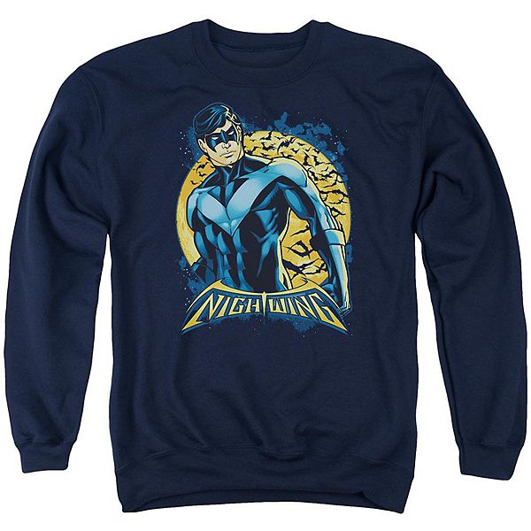 Batman Nightwing Moon Adult Crewneck Sweatshirt