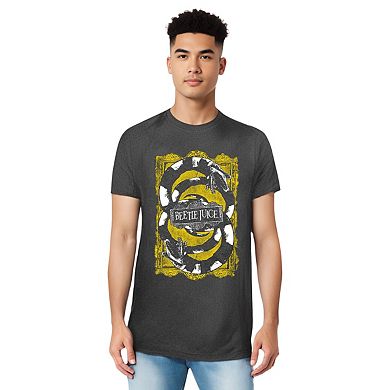 Beetlejuice We Got Worms Adult Heather T-shirt