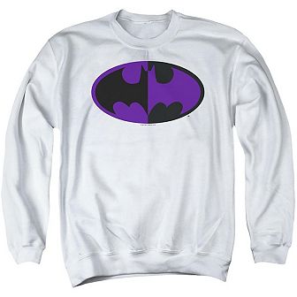 Batman Split Symbol Adult Crewneck Sweatshirt