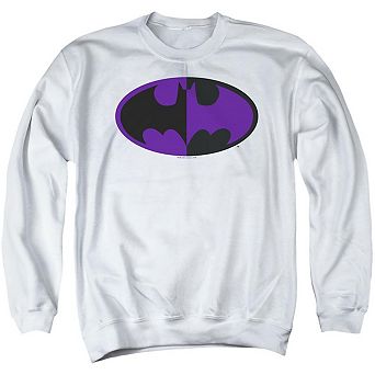 Batman Split Symbol Adult Crewneck Sweatshirt