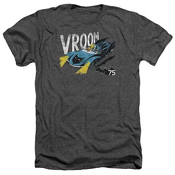 Batman Vroom Adult Heather T-shirt