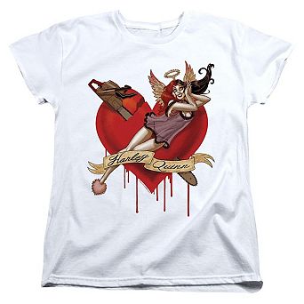 Batman Perfect Angel Short Sleeve Womens T-shirt