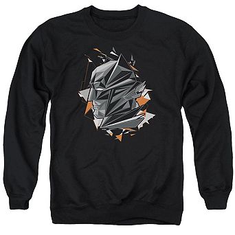 Batman V Superman Bat Head Tech Adult Crewneck Sweatshirt