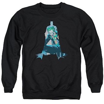 Batman Scene Inside Adult Crewneck Sweatshirt