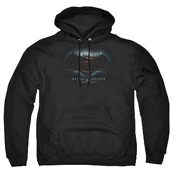 Batman V Superman Logo Adult Pull Over Hoodie