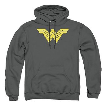 Batman V Superman Clean Line Logo Adult Pull Over Hoodie