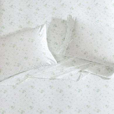 Laura Ashley Floral 200 Thread Count Sheet Set