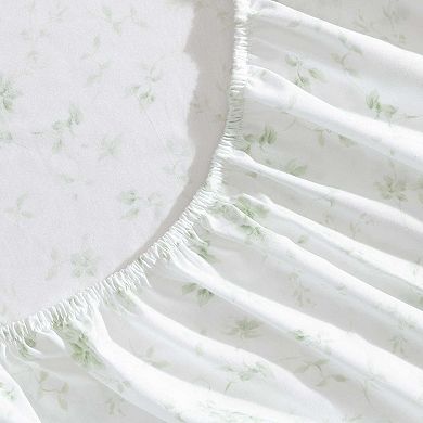 Laura Ashley Floral 200 Thread Count Sheet Set