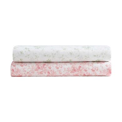 Laura Ashley Floral 200 Thread Count Sheet Set
