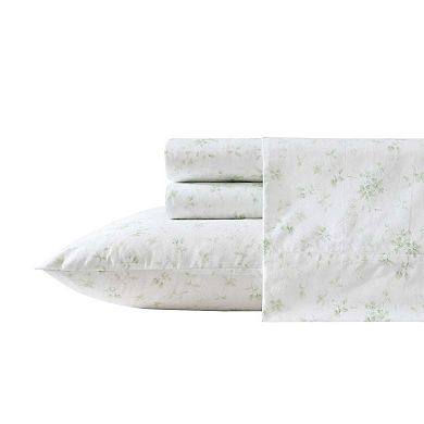 Laura Ashley Floral 200 Thread Count Sheet Set