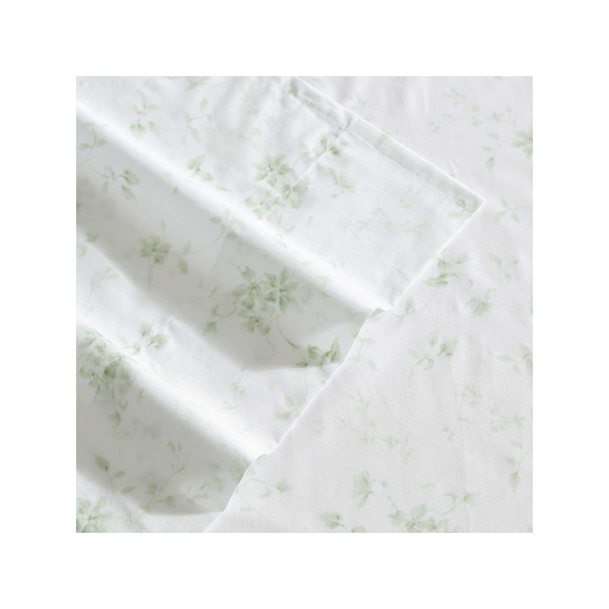 Laura Ashley Floral 200 Thread Count Sheet Set, Garden Muse
