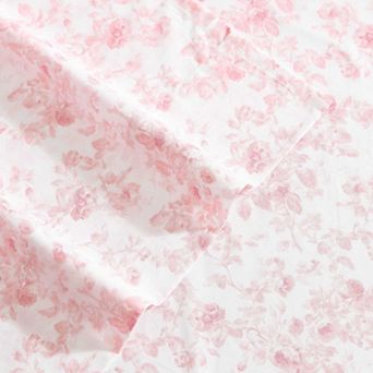 Laura Ashley Floral 200 Thread Count Sheet Set