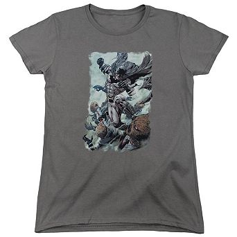Batman Punch Short Sleeve Womens T-shirt