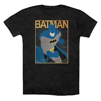 Batman Simple Bm Poster Adult Heather T-shirt