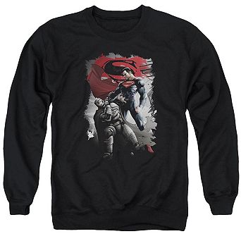 Batman V Superman Choke Adult Crewneck Sweatshirt