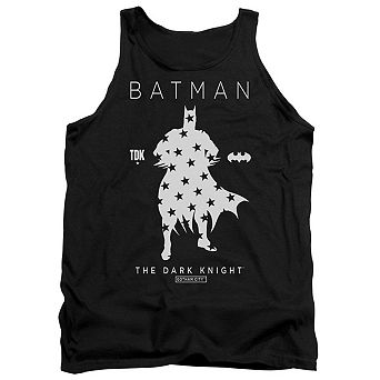 Batman Star Silhouette Adult Tank Top