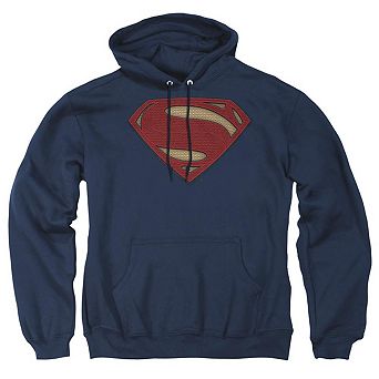 Batman V Superman Super Movie Logo Adult Pull Over Hoodie