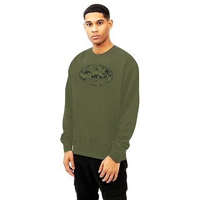 Batman Marine Camo Shield Long Sleeve Adult T-shirt