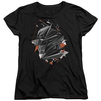 Batman V Superman Bat Head Tech Short Sleeve Womens T-shirt