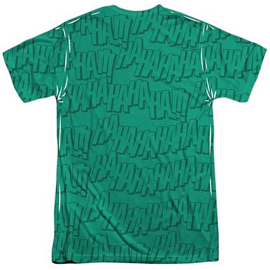 Batman Merriment Short Sleeve Adult 100% Poly Crew T-shirt