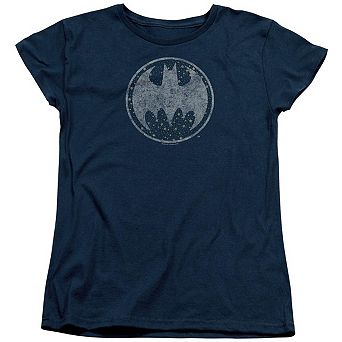 Batman Starry Night Shield Short Sleeve Women´s T-Shirt