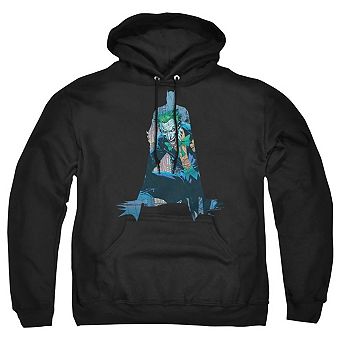 Batman Scene Inside Adult Pull Over Hoodie