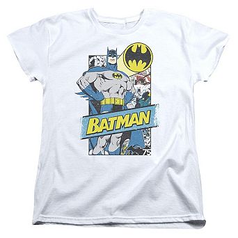 Batman Out Of The Pages Short Sleeve Womens T-shirt