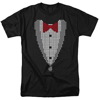 Big Bang Theory Pixelated Tux Short Sleeve Adult T-shirt