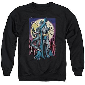 Batman Paint The Town Red Adult Crewneck Sweatshirt
