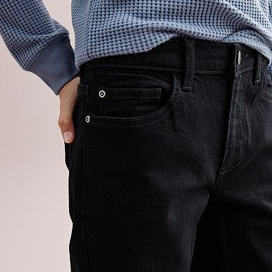 Boys 8-20 Sonoma Goods For Life® Straight-Fit Flexwear Denim Jeans in Regular & Husky Sizes