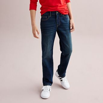 Boys 7-20 Sonoma Goods For Life® Straight-Fit Flexwear Denim Jeans in Regular & Husky Sizes