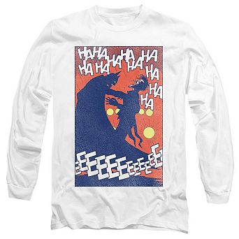 Batman Punchline Long Sleeve Adult T-shirt