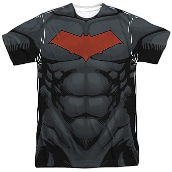 Batman Red Hood Style 2 Short Sleeve Adult Poly Crew T-shirt