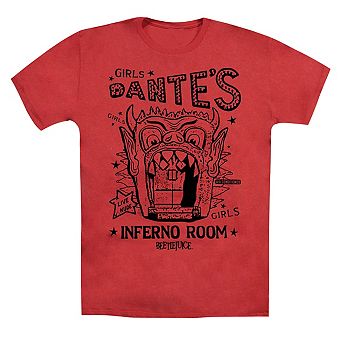 Beetlejuice Dantes Inferno Room Adult Heather T-shirt