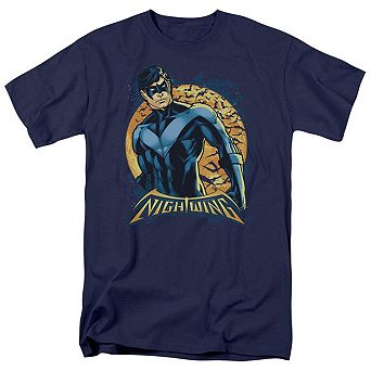 Batman Nightwing Moon Short Sleeve Adult T-shirt