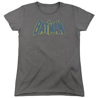 Batman Sketch Logo Short Sleeve Womens T-shirt