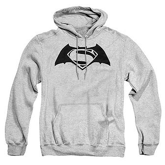 Batman V Superman Simple Logo Adult Pull Over Hoodie