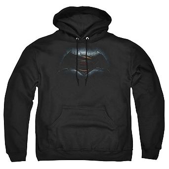 Batman V Superman Logo Adult Pull Over Hoodie