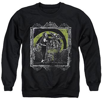 Beetlejuice Here Lies Adult Crewneck Sweatshirt